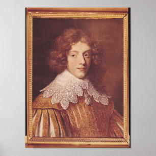 Póster Retrato del d'Effiat de Enrique Coeffier de Ruze