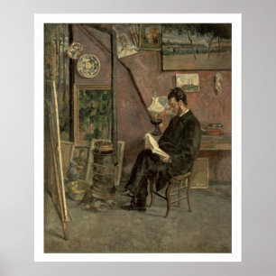 Póster Retrato del doctor Martínez, 1878 (aceite en lona)