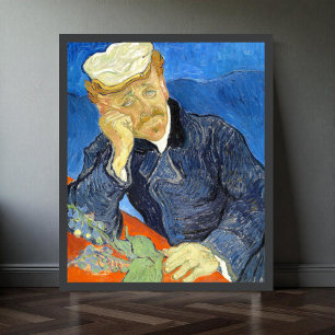 Póster Retrato del Dr. Gachet por Vincent Van Gogh