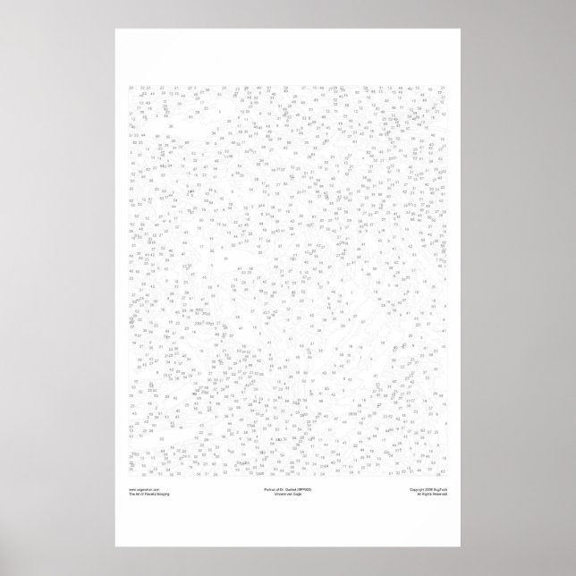 Póster Retrato del Dr. Gachet (van Gogh) (Frente)