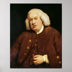 Póster Retrato del Dr. Samuel Johnson