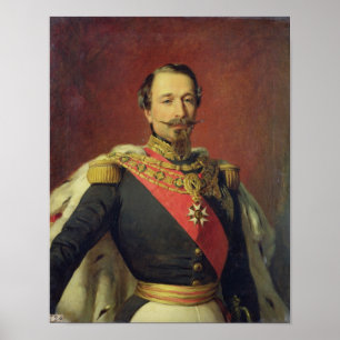 Póster Retrato del emperador Louis Napoleon III