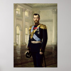Póster Retrato del emperador Nicolás II, 1900