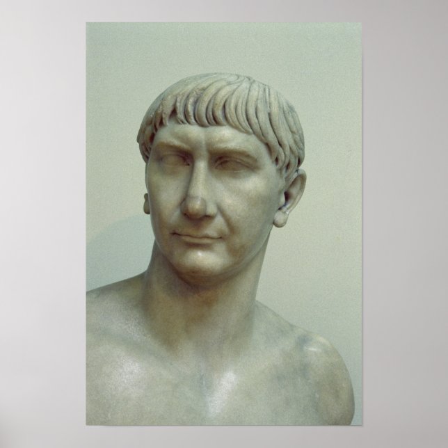 Póster Retrato del Emperador Trajan (Frente)