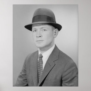 Póster Retrato del hombre