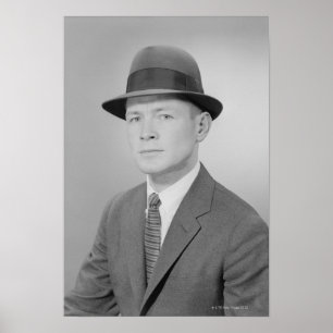 Póster Retrato del hombre