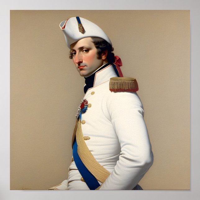 Póster Retrato del joven Napoleón (Frente)