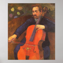 Retrato del jugador Schneklud de Paul Gauguin