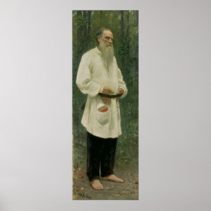 Póster Retrato del lev Tolstoy 1901