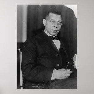 Póster Retrato del librero abolicionista T. Washington