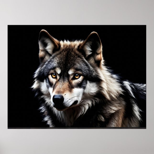Póster Retrato del lobo (Frente)