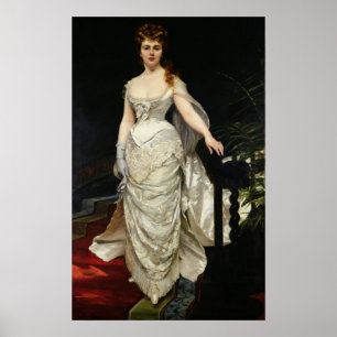 Póster Retrato del Mademoiselle X, 1873
