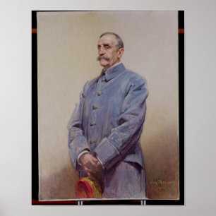 Póster Retrato del mariscal Fernando Foch 1920
