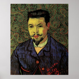 Póster Retrato del Médica Felix Rey de Vincent van Gogh