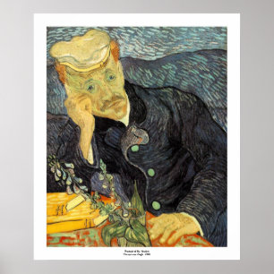 Póster Retrato del Médica Gachet por Vincent van Gogh
