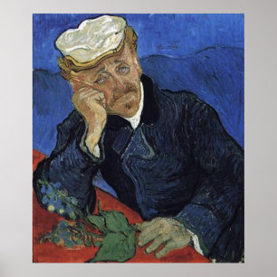 Póster Retrato del Médica Gachet, Vincent van Gogh
