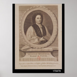 Póster Retrato del obispo de George Berkeley