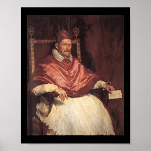 Póster Retrato Del Papa Inocente X De Diego Velázquez