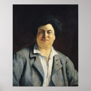 Póster Retrato del pere de Alejandro Dumas, 1878