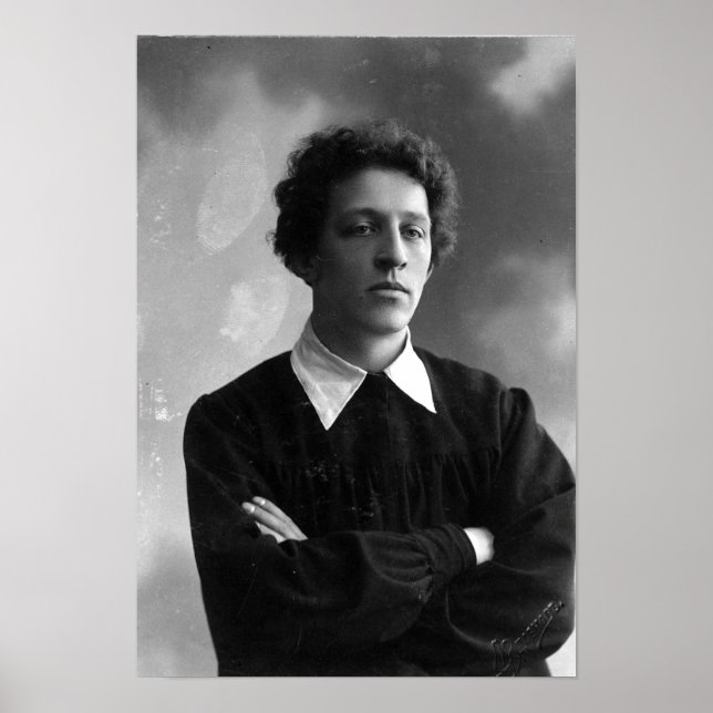 Póster Retrato del poeta Alexander Blok (Frente)