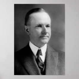 Póster Retrato del Presidente Calvin Coolidge - 1923