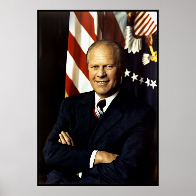 Póster Retrato del presidente Gerald Ford (Frente)