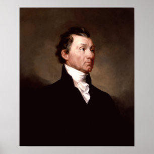 Póster Retrato del presidente James Monroe