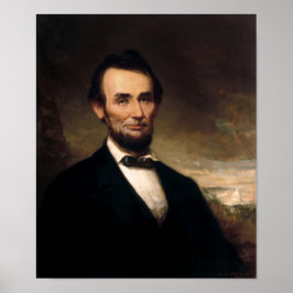 Póster Retrato del Presidente Lincoln - Historia de Georg