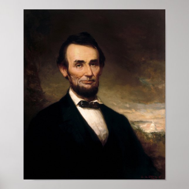 Póster Retrato del Presidente Lincoln - Historia de Georg (Frente)