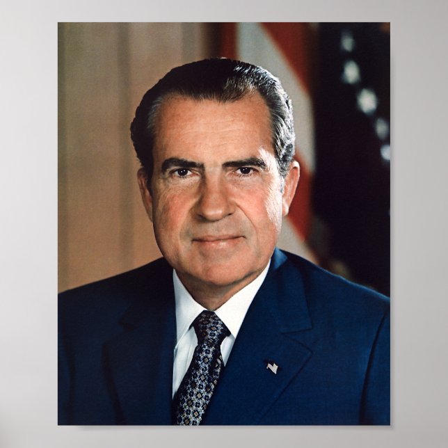 Póster Retrato del presidente Richard Nixon (Frente)