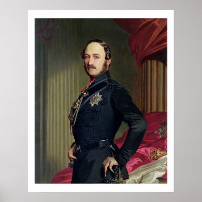 Póster Retrato del Príncipe Alberto (1819-61) 1859 (aceit (Frente)
