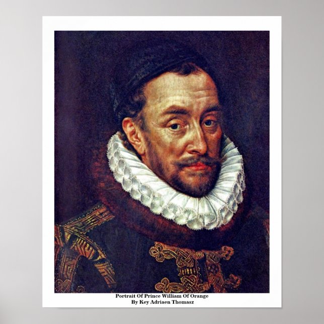 Póster Retrato Del Príncipe Guillermo De Naranja (Frente)