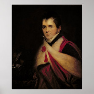 Póster Retrato del Reverendo Edward Daniel Clarke c.1822
