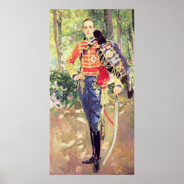 Póster Retrato del Rey Alfonso XIII (Frente)