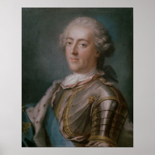 Póster Retrato del rey de Louis XV de Francia