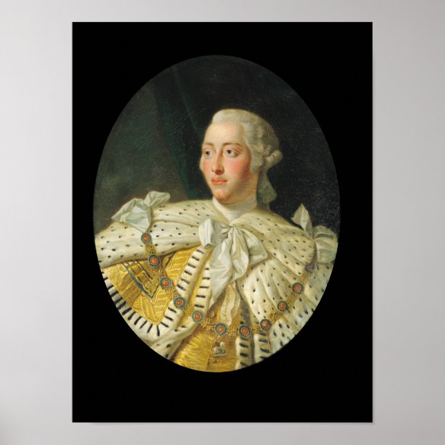 Póster Retrato del Rey Jorge III después de 1760 (Frente)