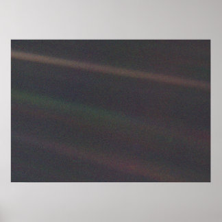 Póster Retrato del sistema solar - Tierra como 'Punto azu