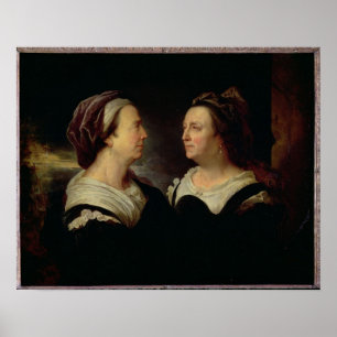 Póster Retrato doble de Marie Serre