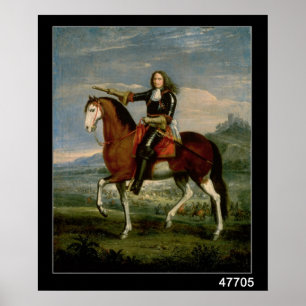 Póster Retrato ecuestre