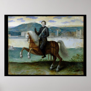 Póster Retrato ecuestre de Enrique IV Rey de