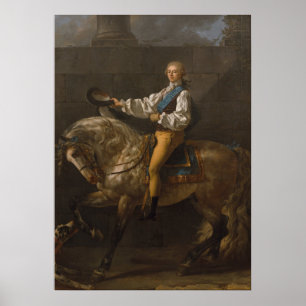 Póster Retrato ecuestre de Stanisław