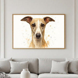 Póster Retrato Elegante de color de agua de azúcares