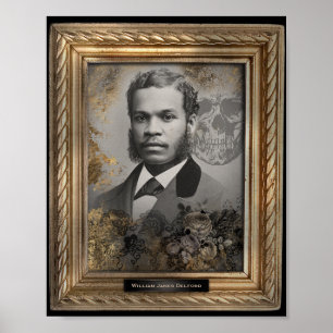 Póster Retrato embrujado   Hombre afroamericano