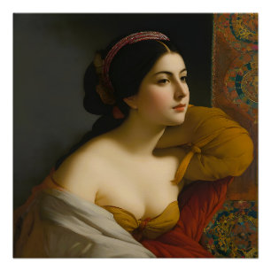 Póster Retrato femenino de "Giulia Isabella Lombardi"