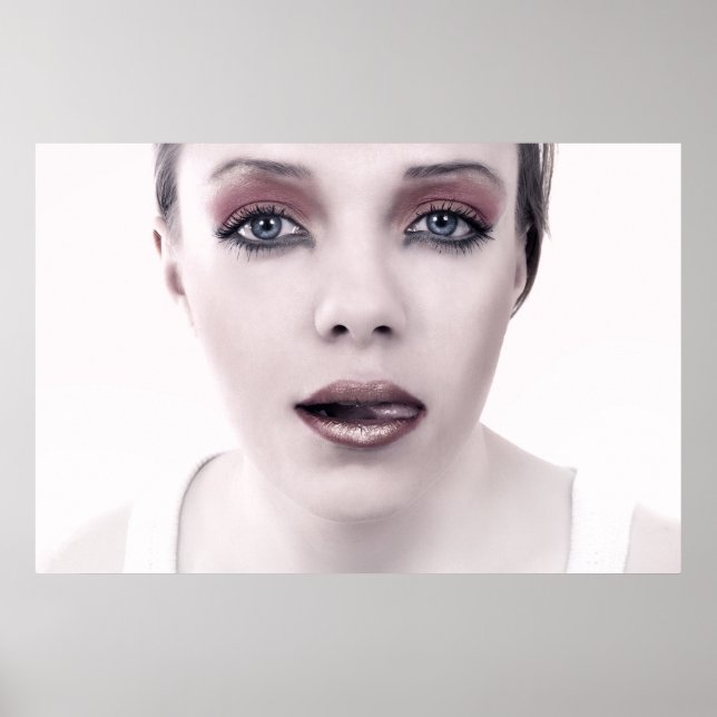 Póster Retrato femenino de moda (Frente)