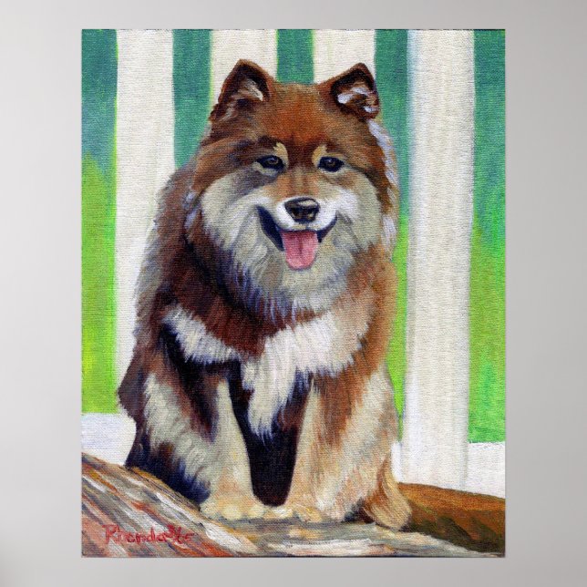 Póster Retrato finlandés de perros lapfinitos (Frente)