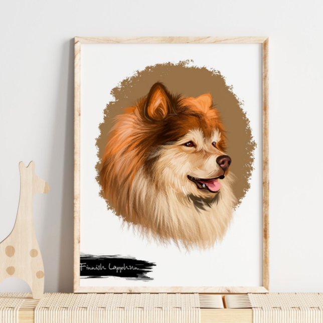 Póster Retrato finlandés de perros lapfinitos | Muro retr (Subido por el creador)