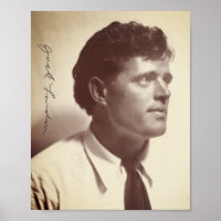 Retrato fotográfico de Jack London