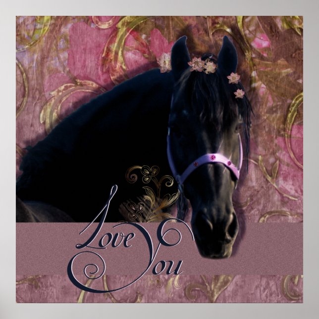 Póster Retrato Friesian DIAMOND - Poster (Frente)