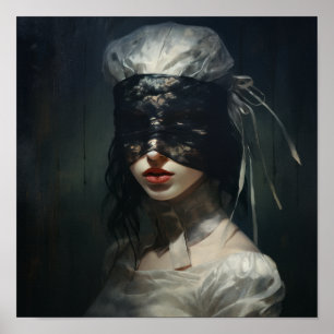 Póster Retrato gótico etéreo: Bli asombrosamente bella